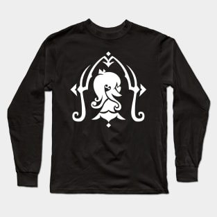 Genshin Impact Nahida Emblem - White Long Sleeve T-Shirt